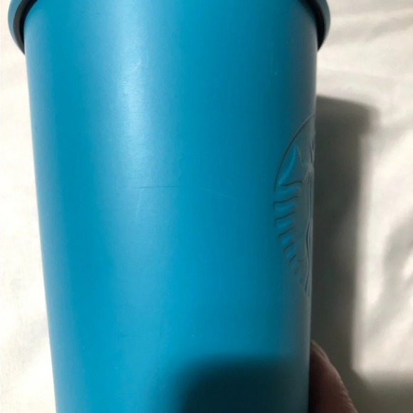 Starbucks Stainless Steal 16oz Tumbler Teal  Blue (missing straw) - Picture 9 of 12